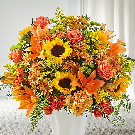 Harvest Thoughts Floor Basket